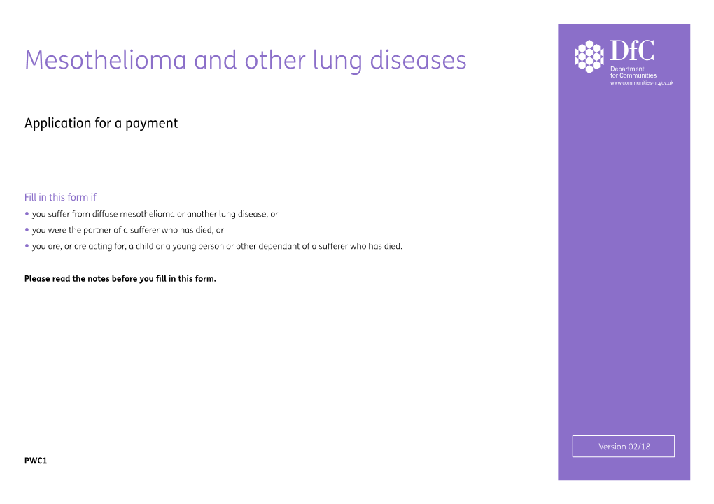 Mesothelioma and Other Lung Diseases
