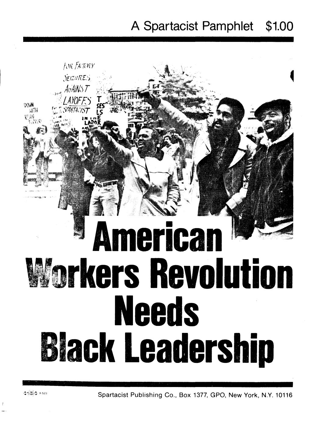 American Revolution Needs Black Leadership