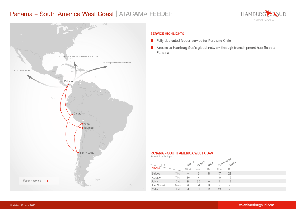 Panama – South America West Coast | ATACAMA FEEDER