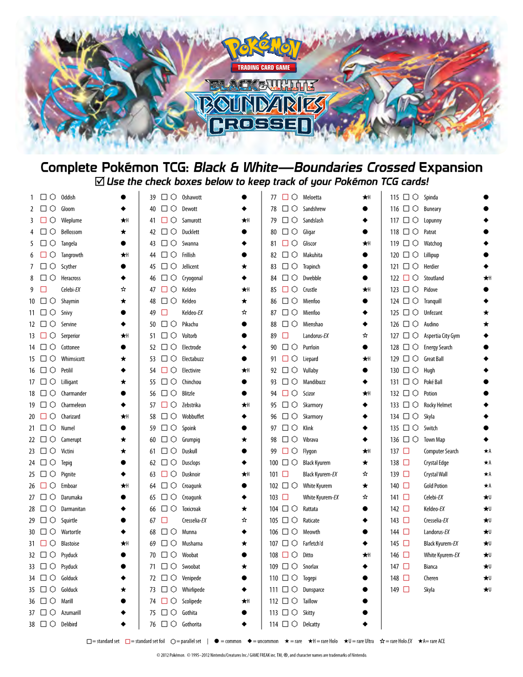 Complete Pokémon TCG: Black & White—Boundaries Crossed