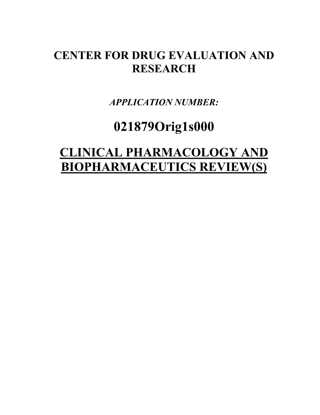 Clinical Pharmacology Biopharmaceutics Review(S)
