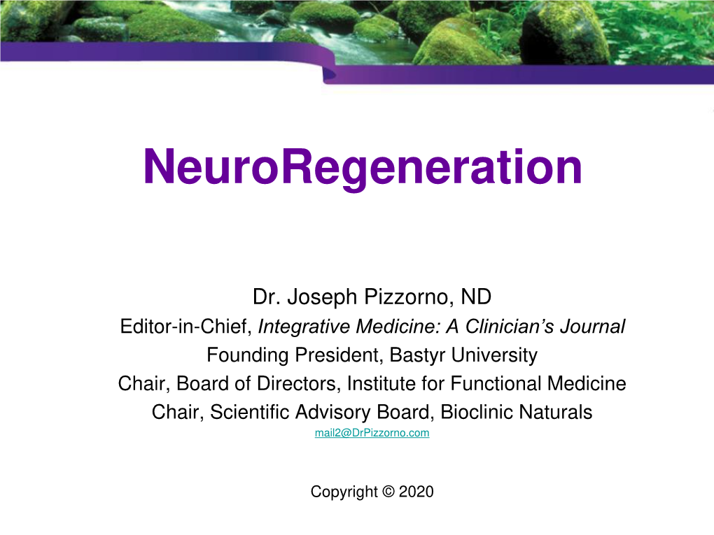 Neuroregeneration