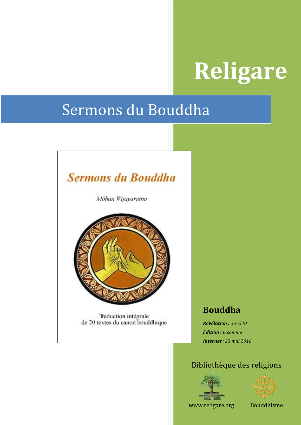 Sermons Du Bouddha