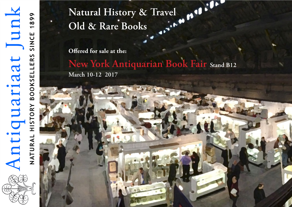 Natural History & Travel Old & Rare Books New York Antiquarian Book