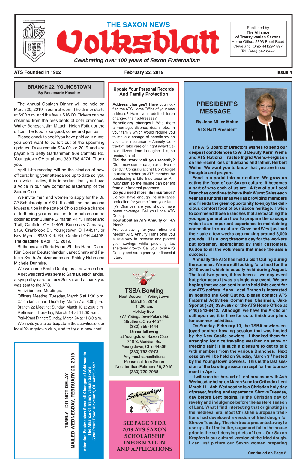 February 22, 2019 Issue 4