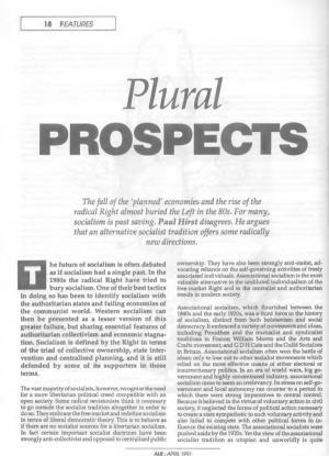 Plural PROSPECTS