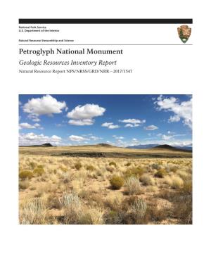 Petroglyph National Monument: Geologic Resources Inventory Report