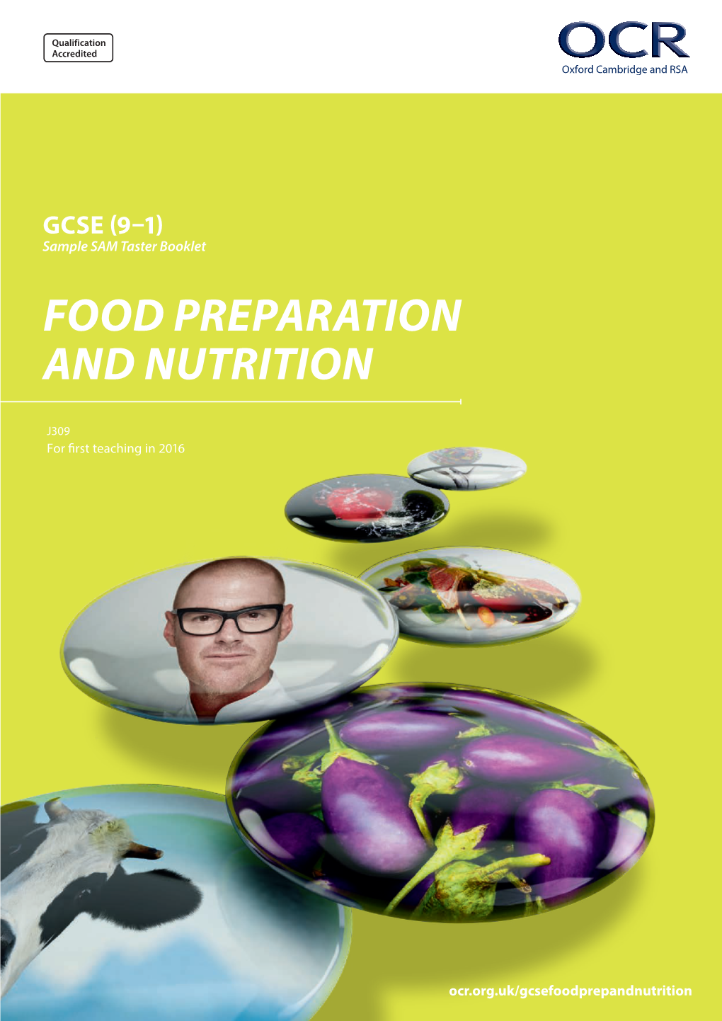 Food Preparation and Nutrition Sample SAM Taster Booklet