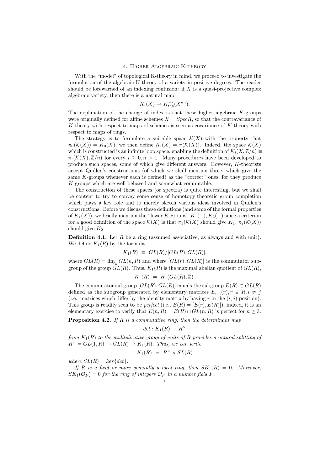 4. Higher Algebraic K-Theory with the “Model”