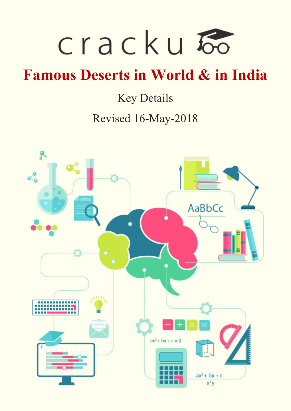 Download List of Famous Deserts