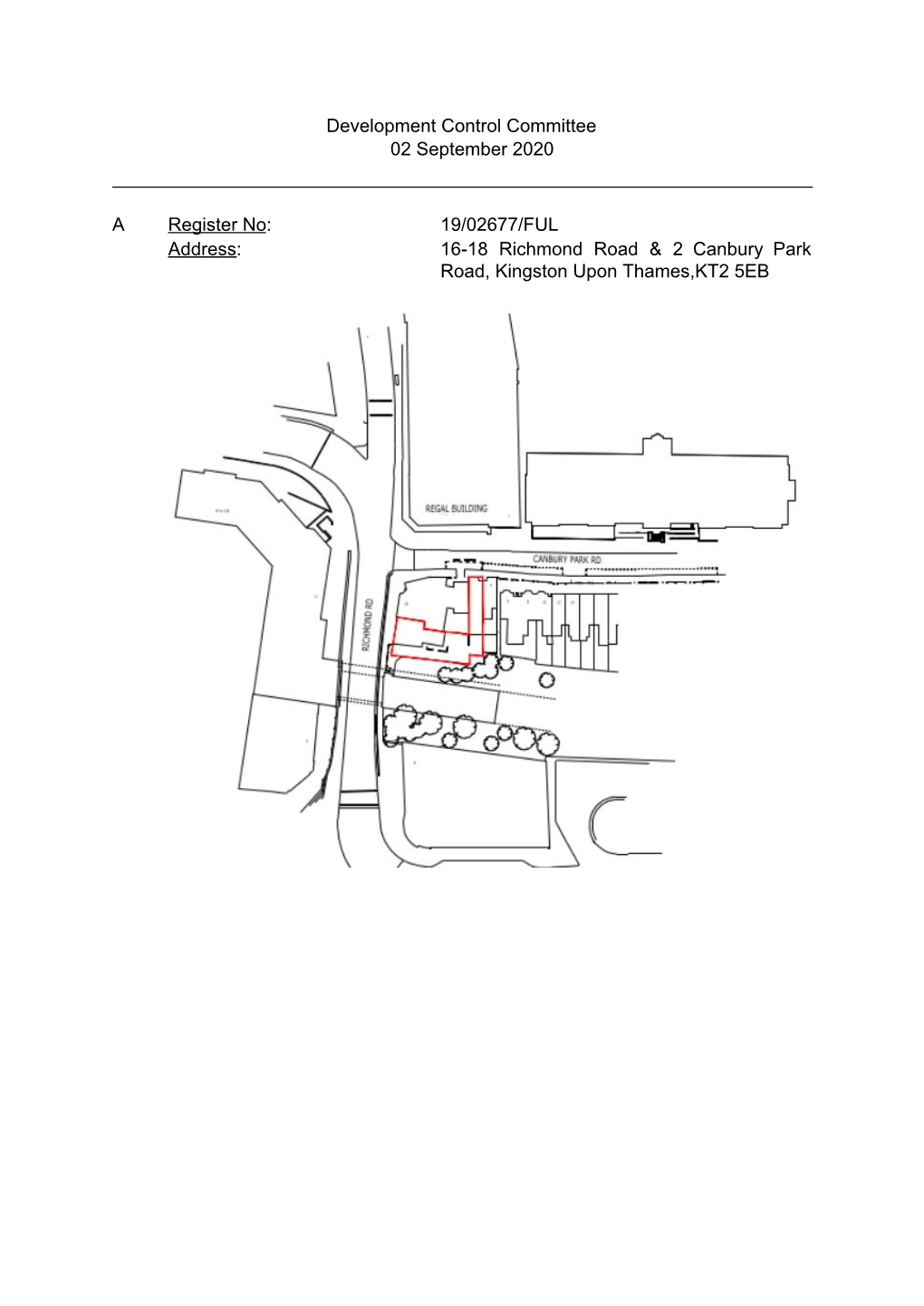 16-18 Richmond Road and 2 Canbury Park Road, Kingston Upon