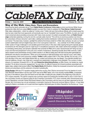 ¡Rápido! Fastest Growing Spanish-Language Cable Channel in America* Launch Discovery Familia Today!