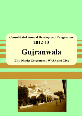 Gujranwala - Consolidated ADP 2012-13