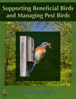 Supporting Beneficial Birds and Managing Pest Birds