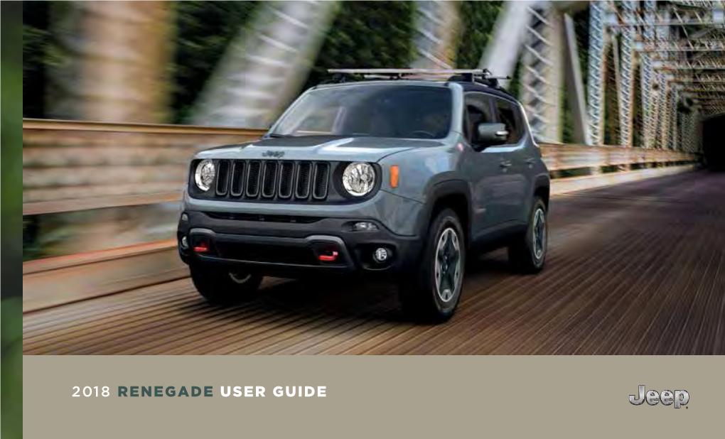 2018 Jeep Renegade User Guide