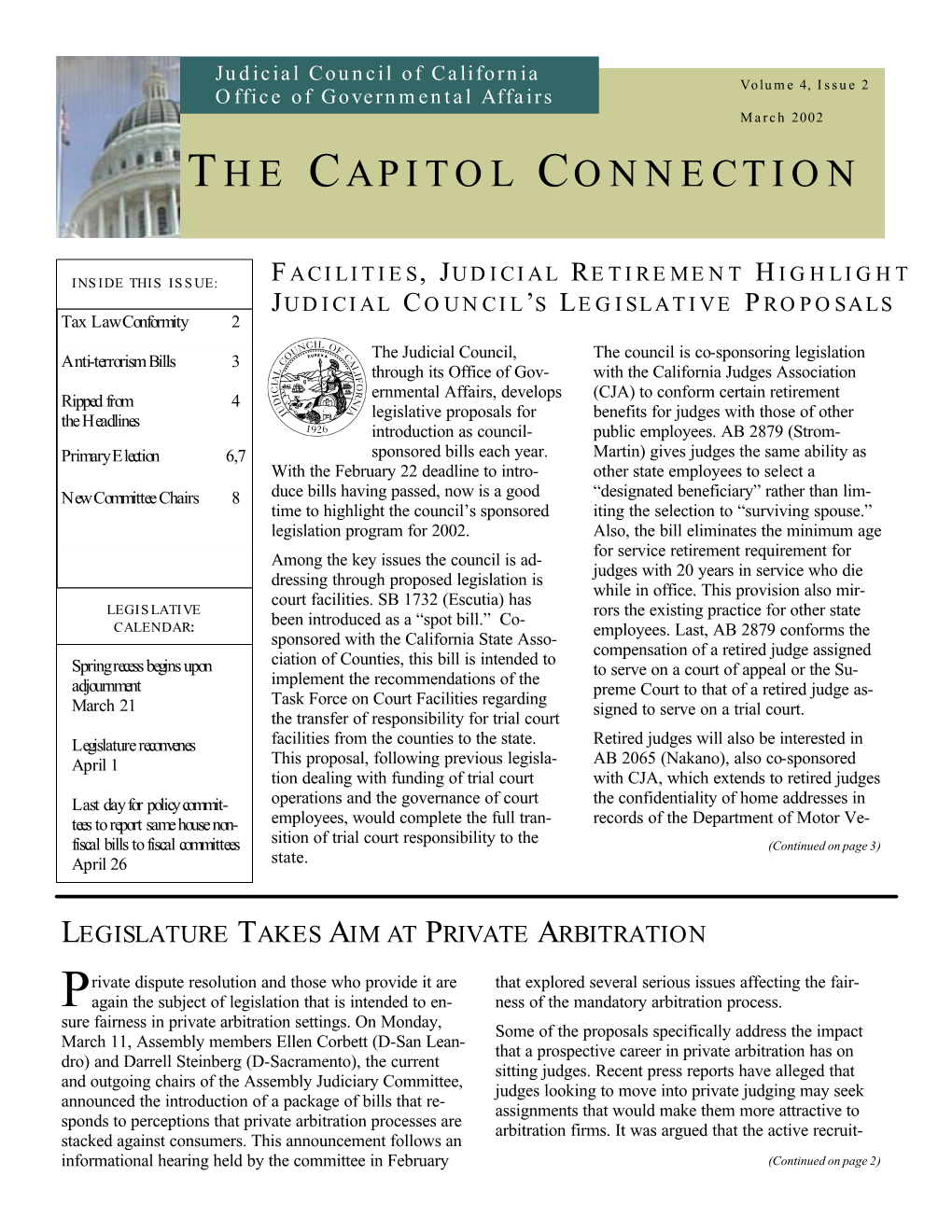 The Capitol Connection Page 2