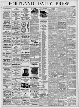 Portland Daily Press: September 9, 1876