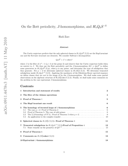 On the Bott Periodicity, $ J $-Homomorphisms, Transfer Maps
