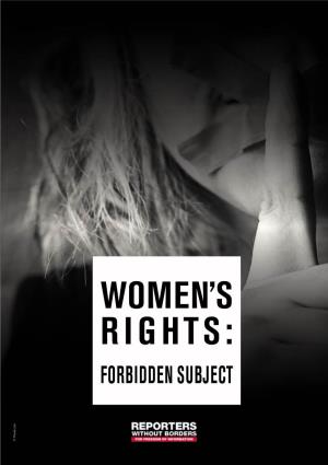 Women's Rights: Forbidden Subject