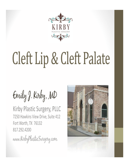 Cleft Lip & Cleft Palate