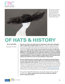 Of Hats and History