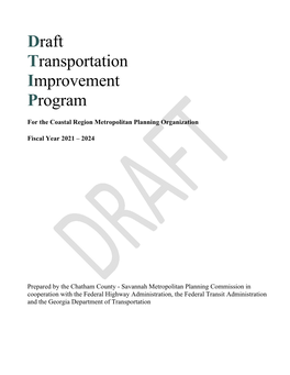 Draft Transportation Improvement Program
