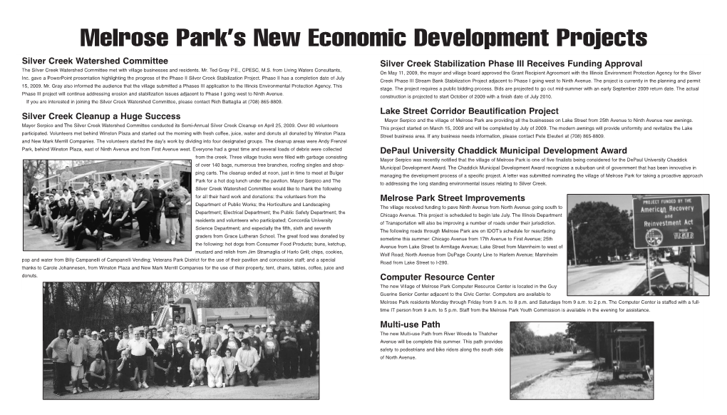 Economic Development Projects