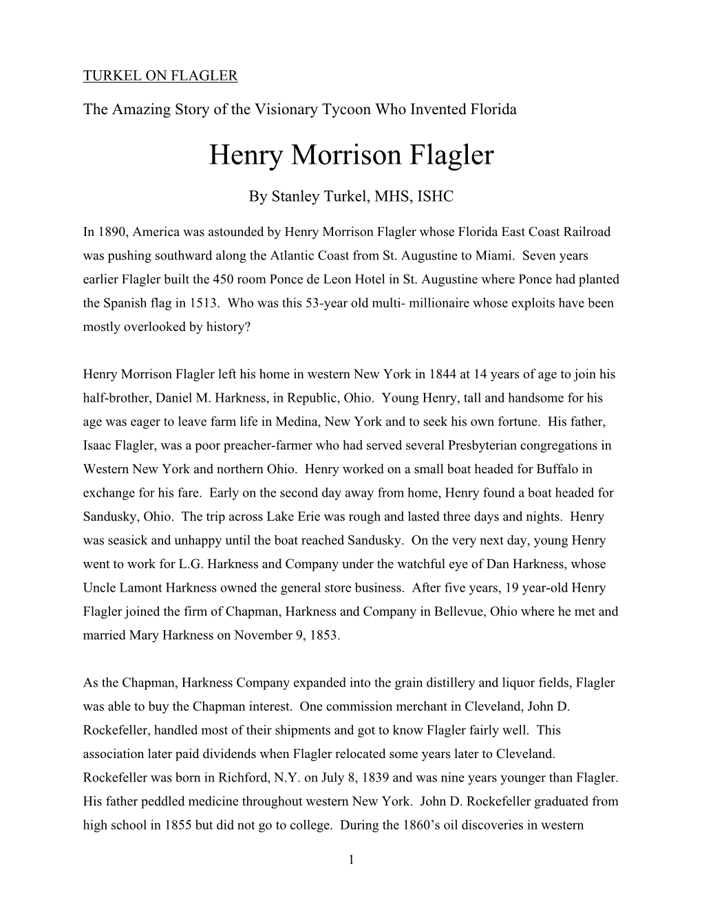 Henry Morrison Flagler