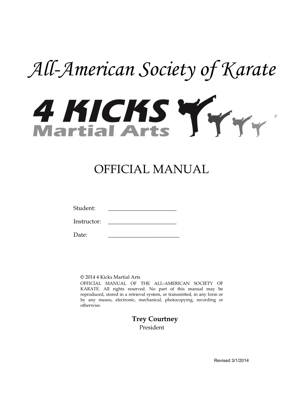 All-American Society of Karate