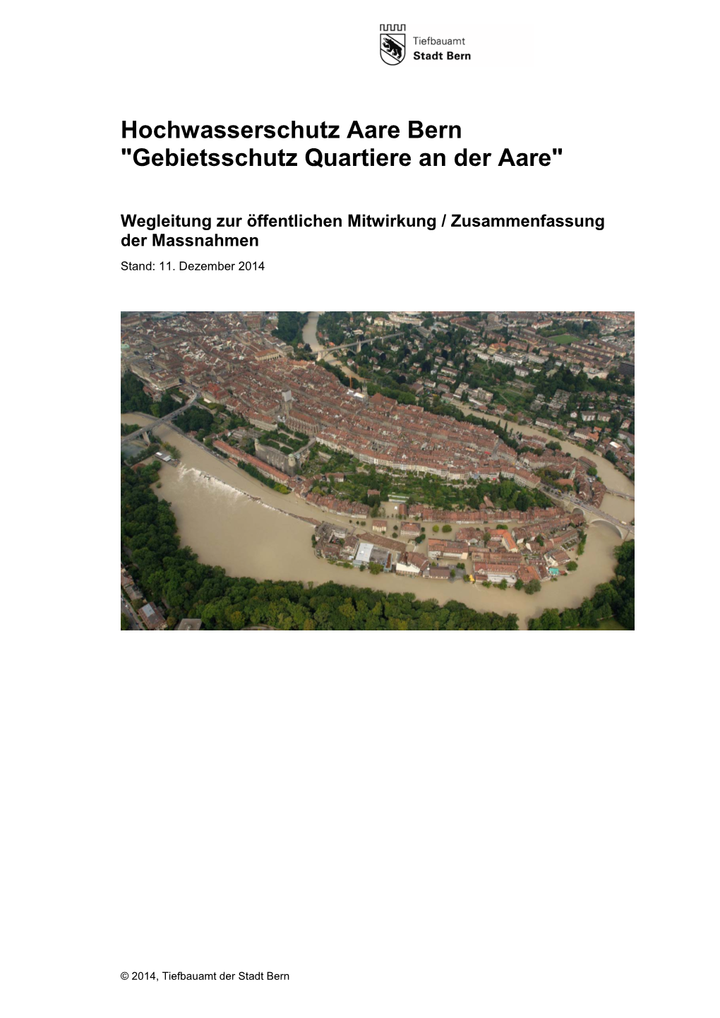 Hochwasserschutz Aare Bern 