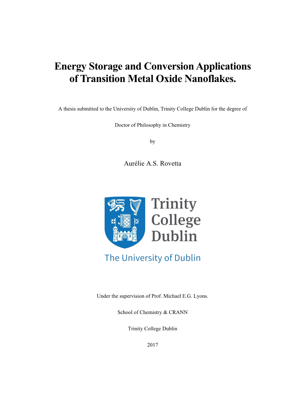 Energy Storage and Conversion Applications of Transition Metal Oxide Nanoflakes