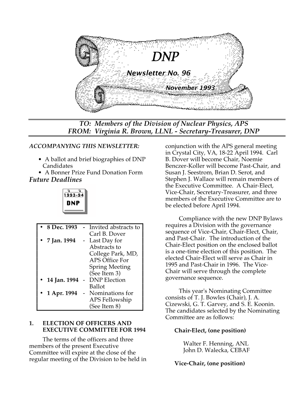 DNP Newsletter No