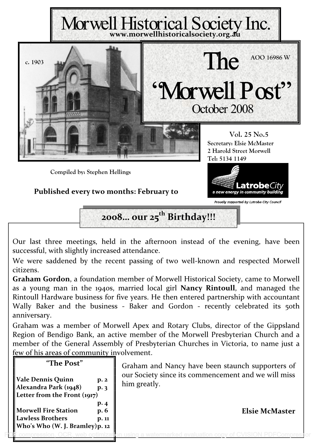 The “Morwell Post”