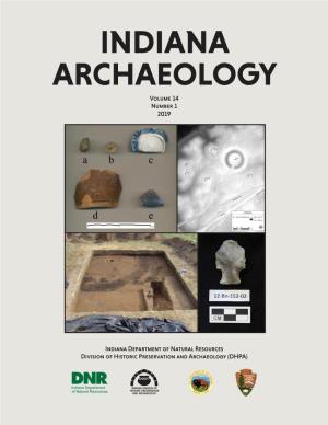2019 Indiana Archaeology Journal Vol. 14. No. 1