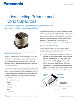 Understanding Polymer and Hybrid Capacitors Advanced Capacitors Based on Conductive Polymers Maximize Performance and Reliability