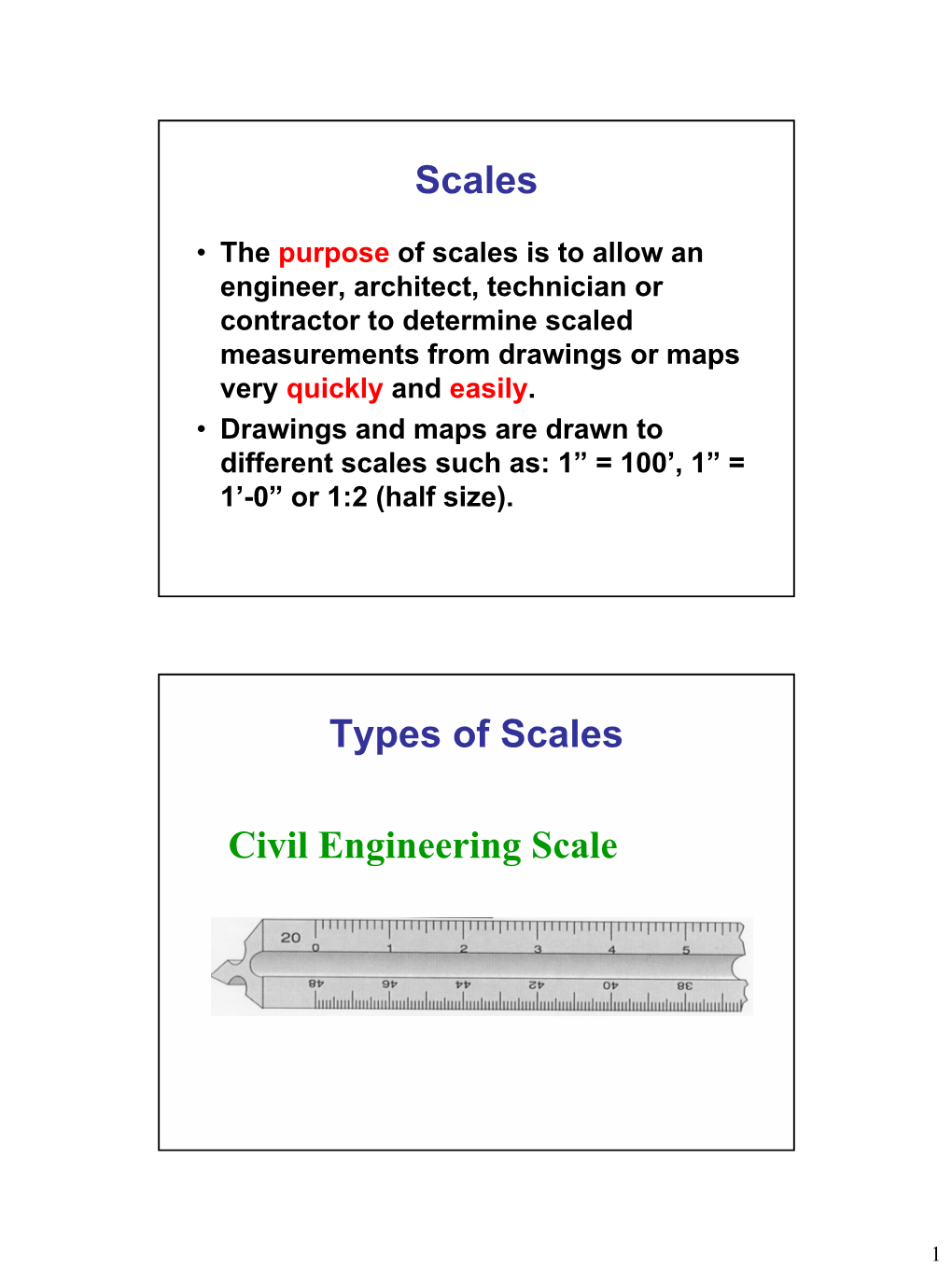 Scales Types Of Scales Civil Engineering Scale Docslib