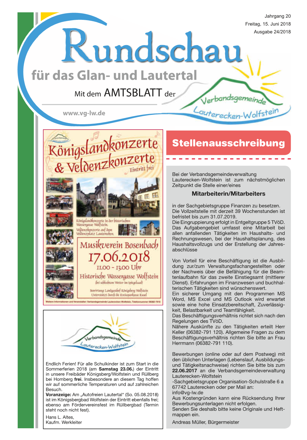 Für Das Glan- Und Lautertal