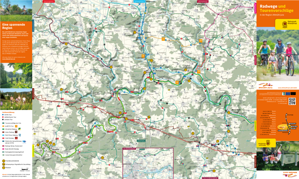 Radwege Und Tourenvorschläge in Der Region Altmühl-Jura