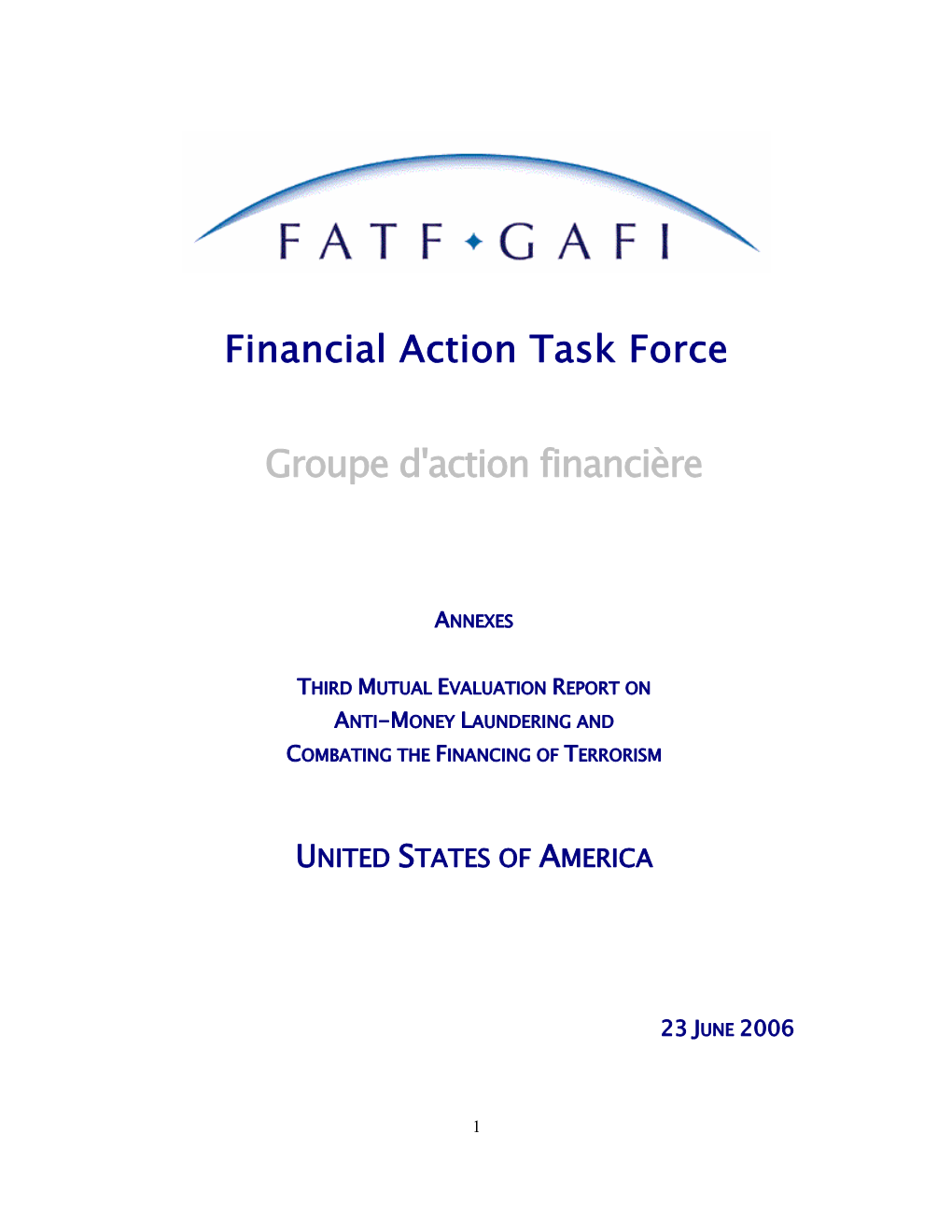 Financial Action Task Force Groupe D'action Financière