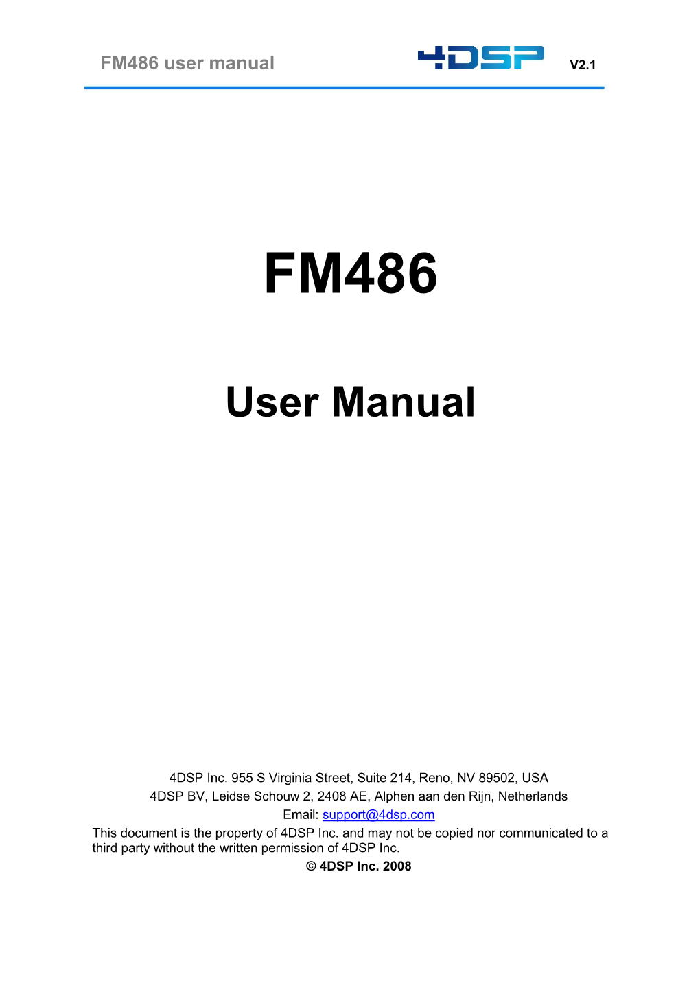 User Manual V2.1