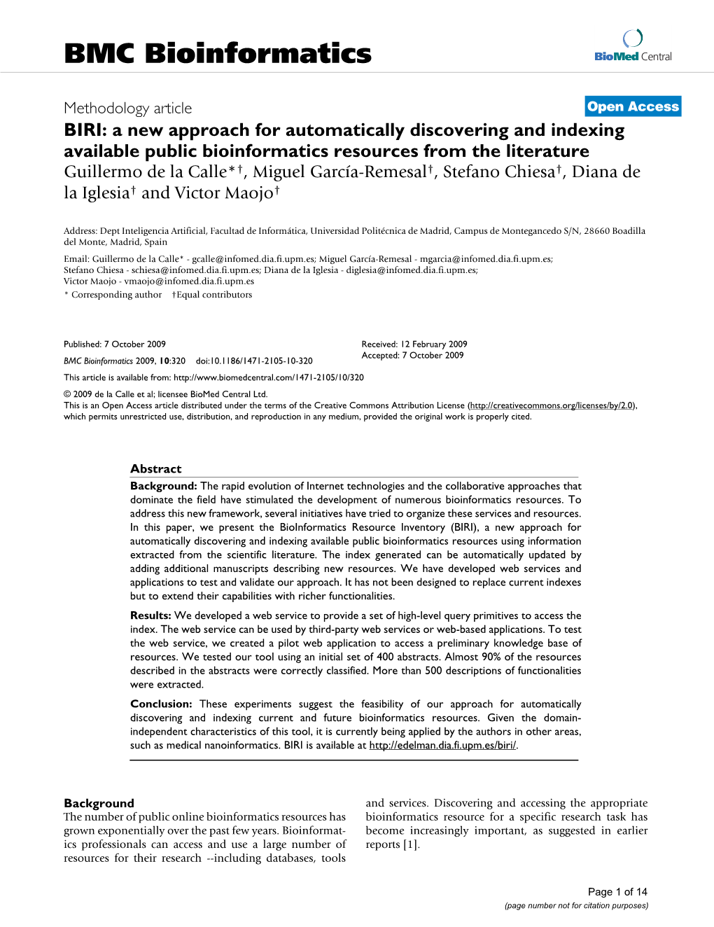 View of Functional Genomics [12], the Generation Challenge Pro- the Proposed Methodology