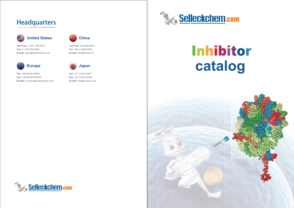 Selleck-Inhibitor-Catalog-Low-Resolution-EN.Pdf