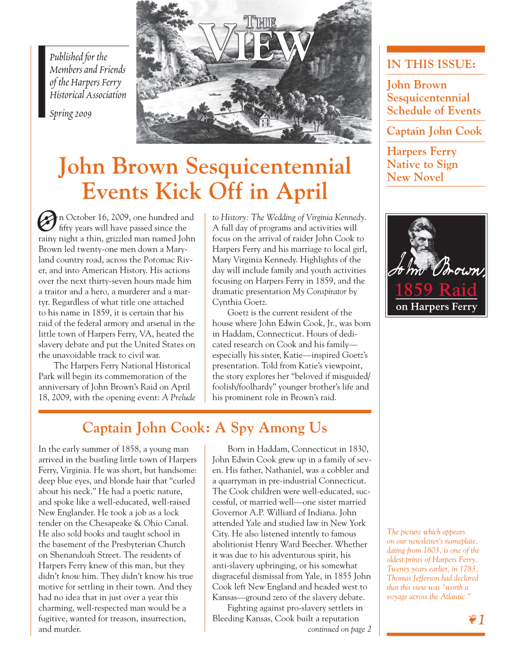 John Brown Sesquicentennial Events Kick Off in April