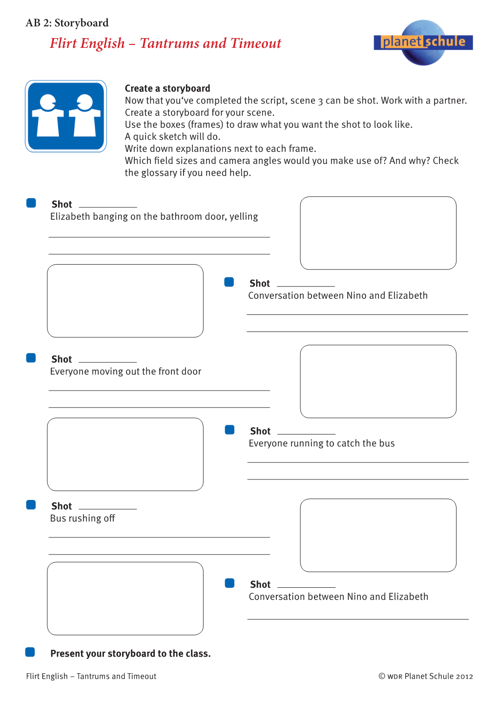 Storyboard Flirt English – Tantrums and Timeout