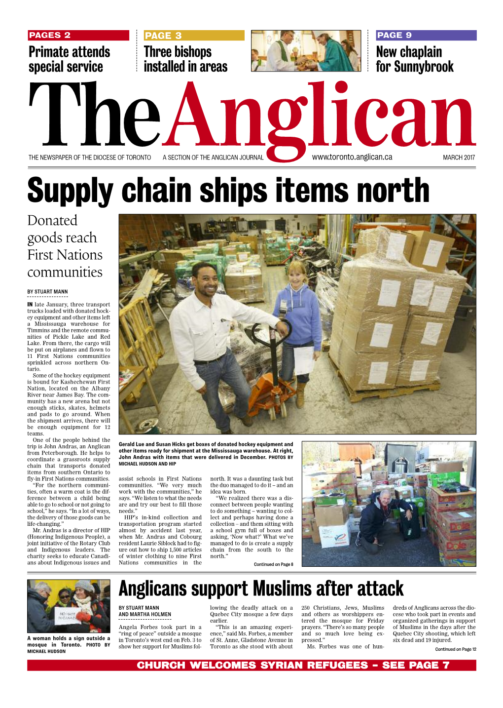 Supply Chain Ships Items North Donated Goods Reach First Nations Communities