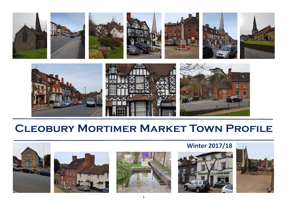 Cleobury Mortimer Market Town Profile