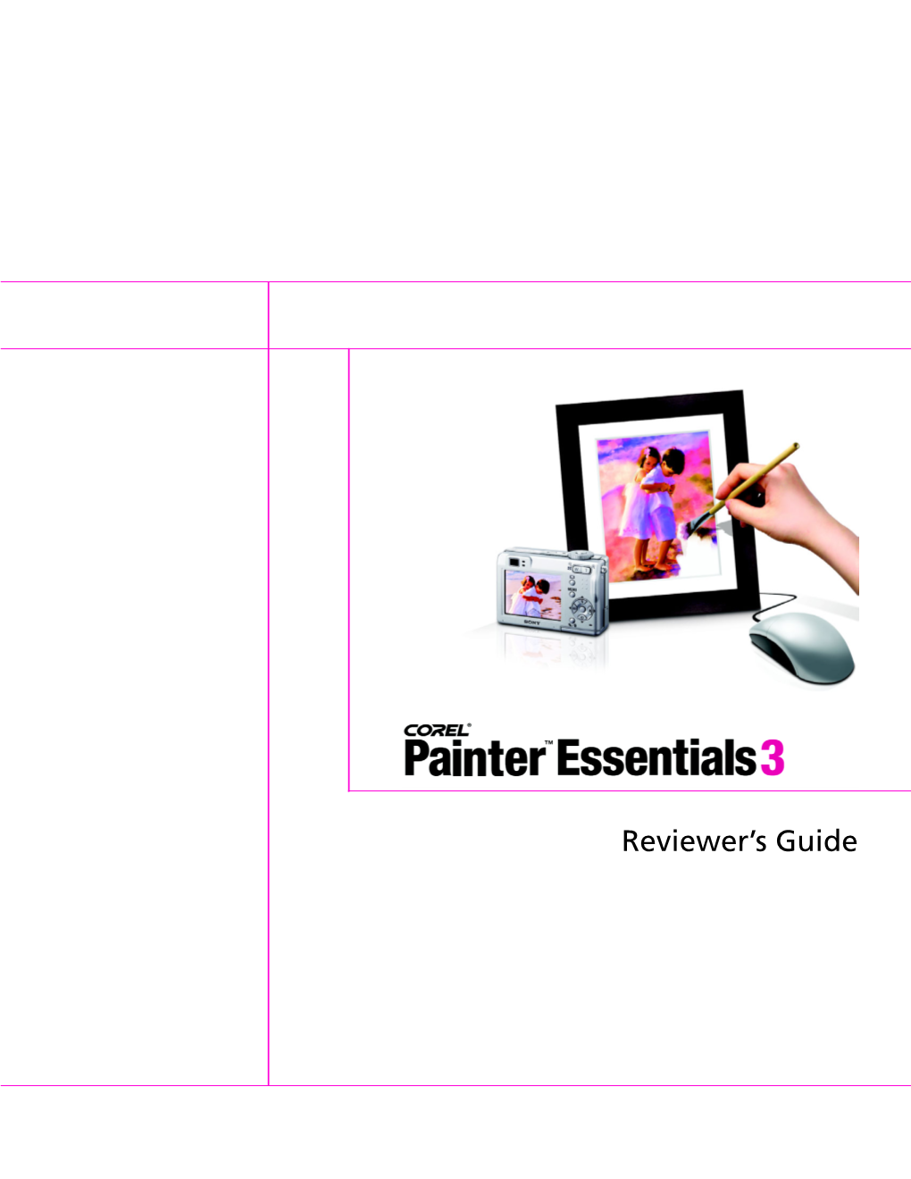 Corel Painter Essentials 3 Reviewer's Guide.Book