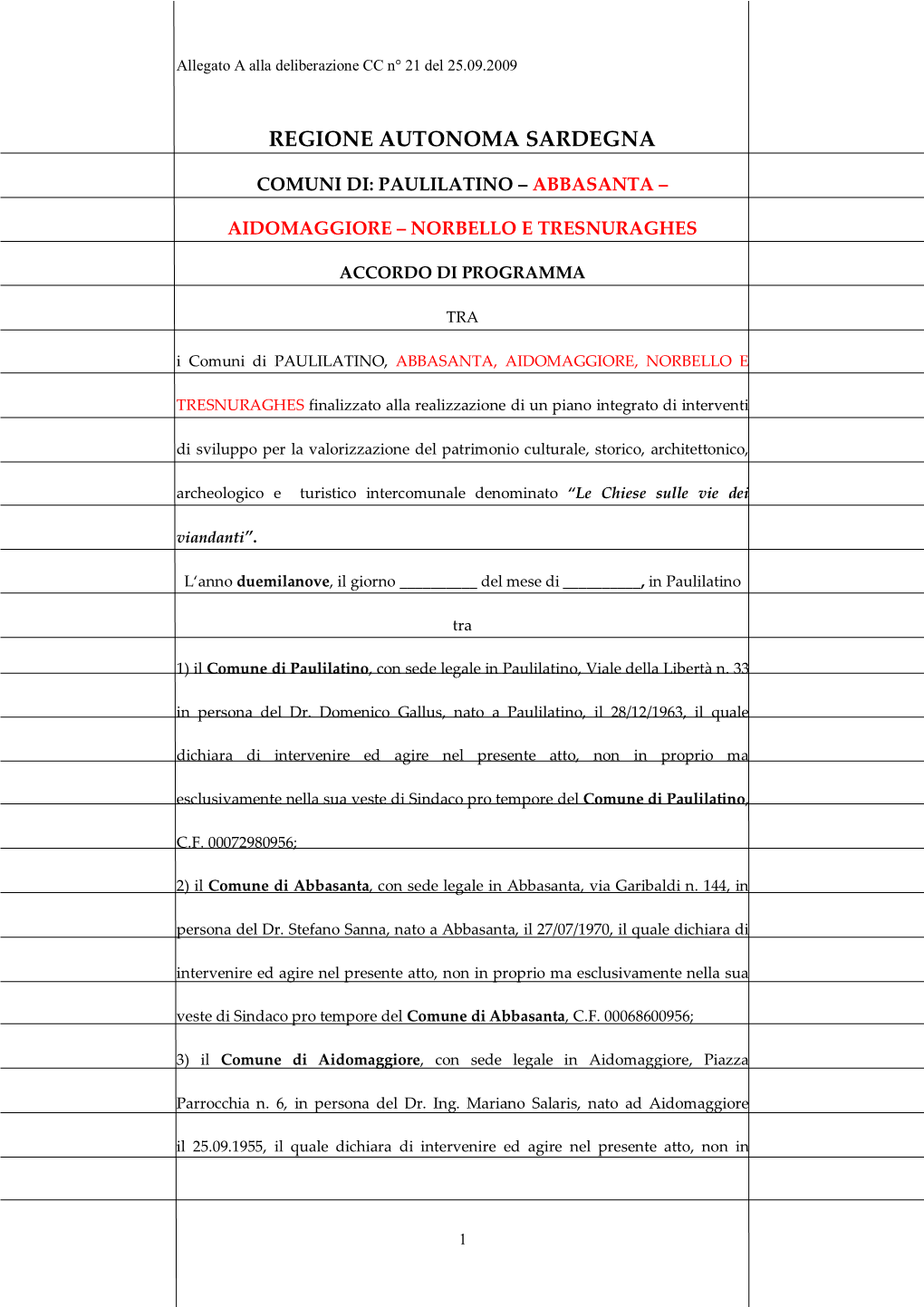 Regione Autonoma Sardegna