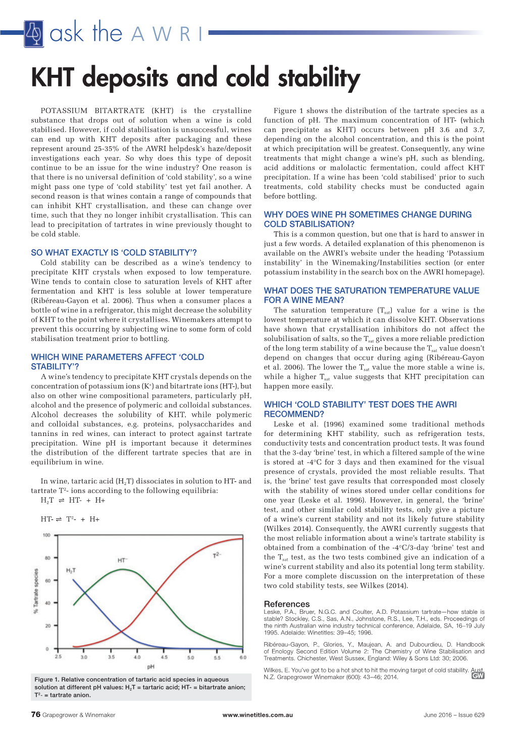 KHT Deposits and Cold Stability