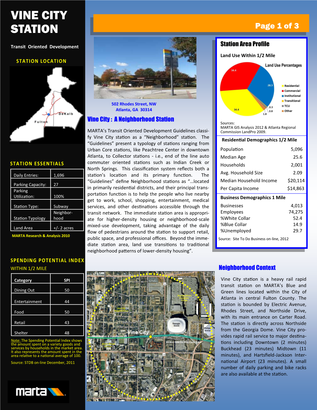 VINE CITY STATION Page 1 of 3